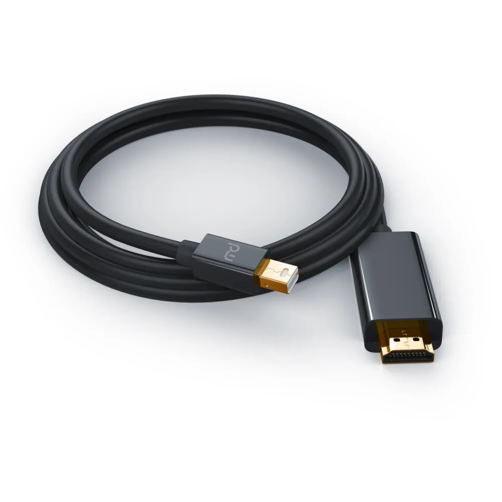 Mini DisplayPort zu HDMI Typ A Audio- & Video-Kabel, 4K miniDP UHD 2160p Adapter / Konverterkabel - 1m ^ Primewire Hot
