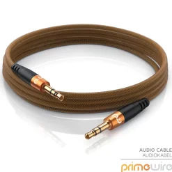 3,5-mm-Klinke Audio-Kabel, AUX, Klinkenkabel, Metallstecker, Klinke Verbindungskabel, Audiokabel - 2m ^ Primewire Clearance