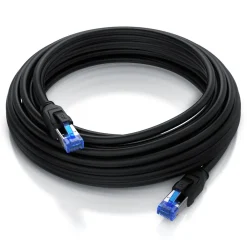 Patchkabel CAT 8 mit Baumwollummantelung - Gigabit Ethernet LAN Kabel - 40 Gbit/s - S/FTP PIMF Schirmung - Netzwerkkabel - 10m ^ Primewire Hot