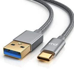 USB-C 3.1 Kabel, USB Typ C zu Typ A, Datenkabel, Ladekabel, Nylonmantel, bidirektional, Geschirmt - 2m ^ Primewire New
