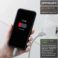 Primewire USB-C 3.1 zu USB 3.0 Typ A Kabel, Ladekabel, Datenkabel, Adapterkabel für Smartphone & Tablet - 1m Online