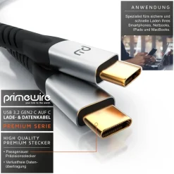 Primewire USB 3.2 Gen2 - Power Delivery 100 W - Datenkabel 10 Gbit/s Discount