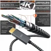 USB Typ C zu HDMI Konverterkabel Adapterkabel 4K 3840 x 2160 @ 60 Hz - 1m ^ Primewire New