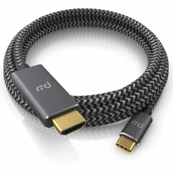 USB Typ C zu HDMI Konverterkabel Adapterkabel 4K 3840 x 2160 @ 60 Hz - 1m ^ Primewire New