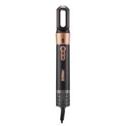 Airstyler Plus 6in1 01.529215.01.001 Haarstyler (1000 Watt, 3 Heiz- und 2 Geschwindigkeitseinstellungen, LED-Lichtanzeige, Ionisch, 360° drehbares Netzkabel, inkl. 1 große Rundbürste, 1 Blasrohr, automatische Wickel-Lockenwickler, 1 Rundbürste, 1 ^ Princess Outlet
