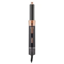 Airstyler Plus 6in1 01.529215.01.001 Haarstyler (1000 Watt, 3 Heiz- und 2 Geschwindigkeitseinstellungen, LED-Lichtanzeige, Ionisch, 360° drehbares Netzkabel, inkl. 1 große Rundbürste, 1 Blasrohr, automatische Wickel-Lockenwickler, 1 Rundbürste, 1 ^ Princess Outlet