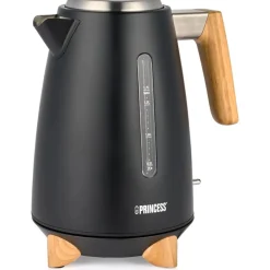 236061 Pure Wasserkocher (1,7 Liter, 3000 W, Edelstahl, schwarz, kabellos, Überhitzungsschutz, Trockengehschutz) ^ Princess Online