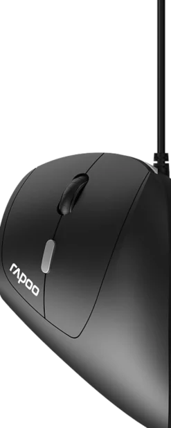 RAPOO EV200.BLK Wired Ergonomic Mouse Outlet