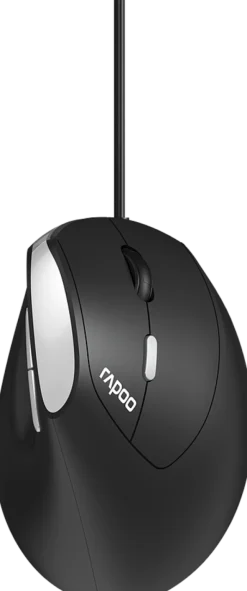 RAPOO EV200.BLK Wired Ergonomic Mouse Outlet