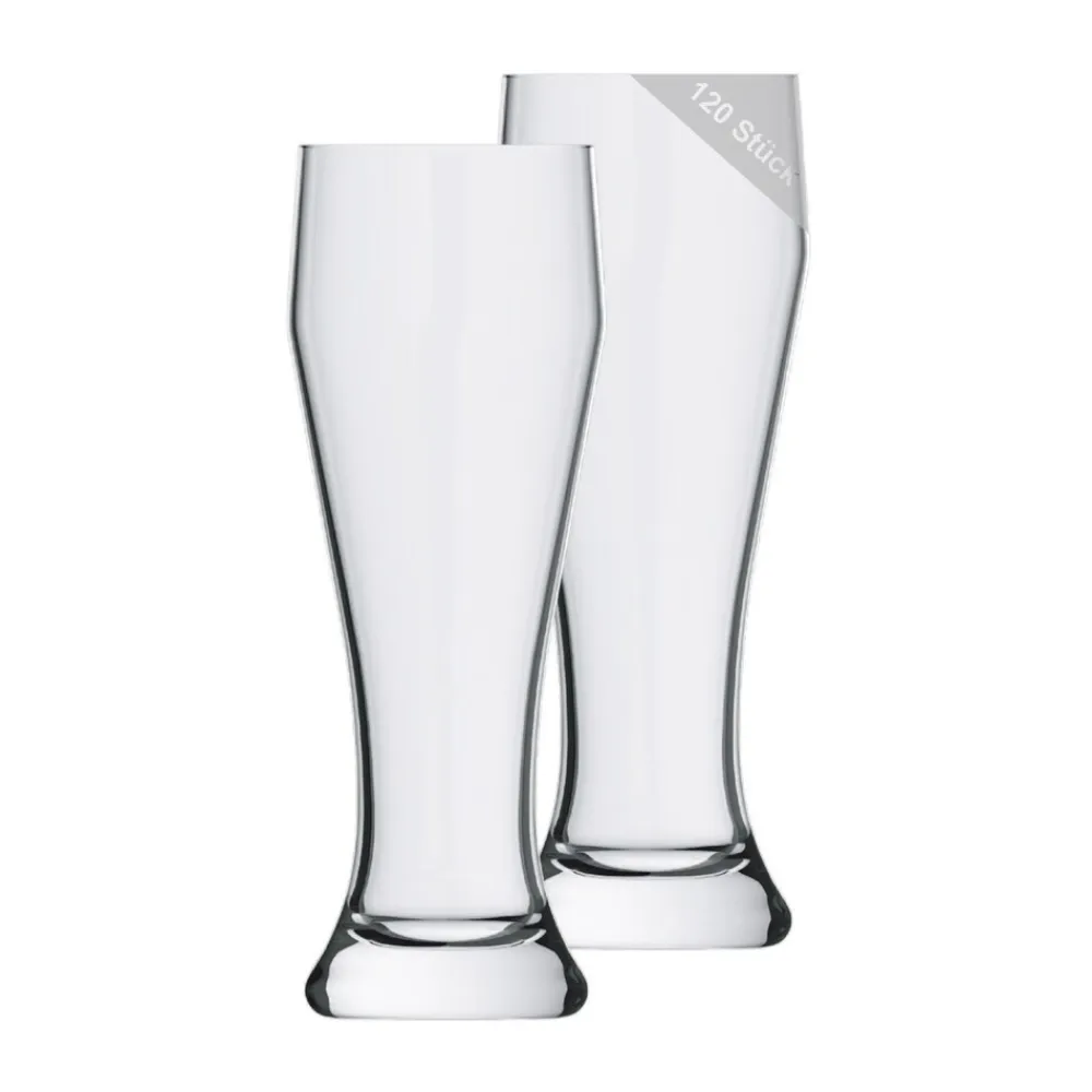 rastal Weizenbiergläser Ranft 0,5 l 120er Set transparent Clearance