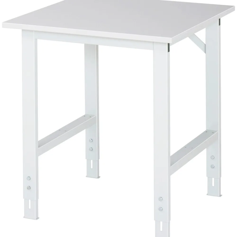 RAU Arbeitstisch Serie Tom 75 x 76-108 x 80 cm, Melamin-Platte Discount