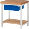 Werkbank Serie Basic 8 Modell 8001, B 75 x H 84 x T 70 cm ^ RAU Hot