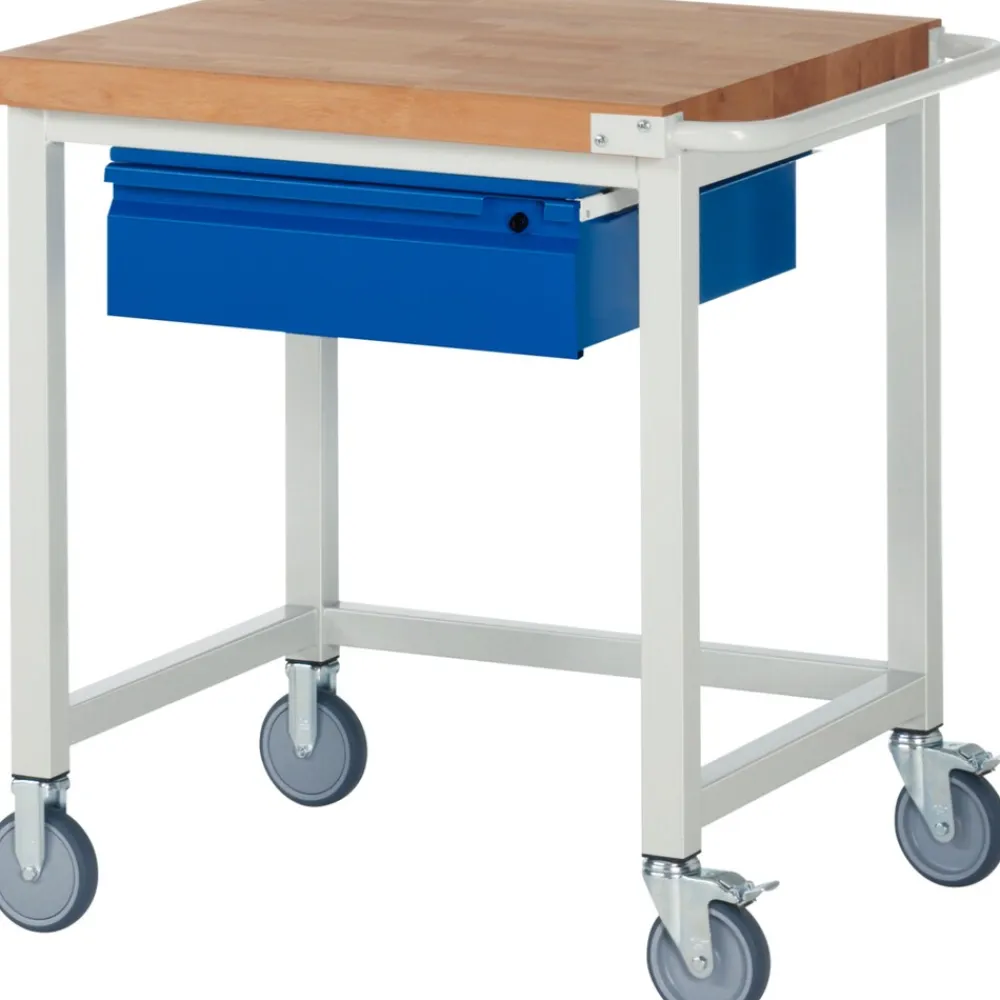 Werkbank Serie Basic-8-MS Modell 8001, 75 x 88 x 70 cm ^ RAU Hot