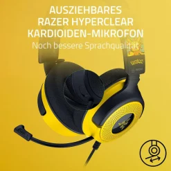 Kraken V4 X - Pokémon Edition Gaming-Headset (USB, PC, Mac. PlayStation, Nintendo Switch, Steam Deck, Android, iOS) ^ Razer Hot