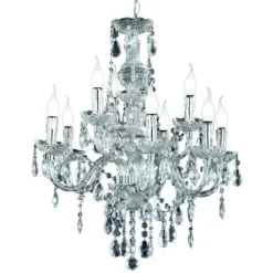 Reality Trio Reality Bozen Kronleuchter, 9-flammig ~ klar Outlet
