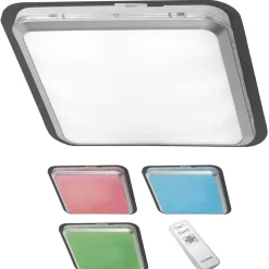 LED-Deckenleuchte RL136, Hängeleuchte Effektleuchte, Farbwechsel RGB ^ Reality Trio New