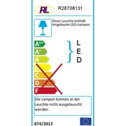 Reality Trio LED-Wandleuchte RL126, Wandlampe Außenleuchte, 7W ~ 25cm Clearance