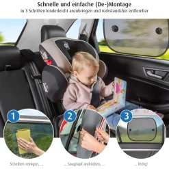 Reer TravelKid Sun BasicAuto-Sonnenschutz Hot