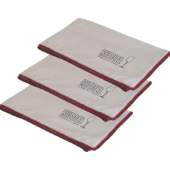 RIEDEL Poliertücher 28,5 x 16,8 cm 3er Set weiß Discount