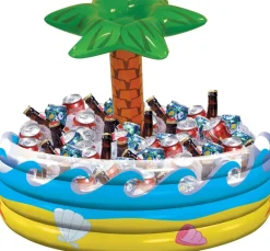 amscan riethmüller Aufblasbarer Getränkekühler Palme Party Sommer Pool Tropical Bar Zubehör Clearance