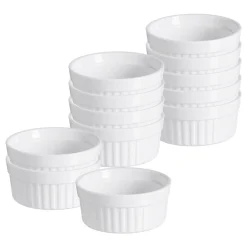Ritzenhoff & Breker Auflaufformen Bianco ø 11 cm 12er Set weiß Hot