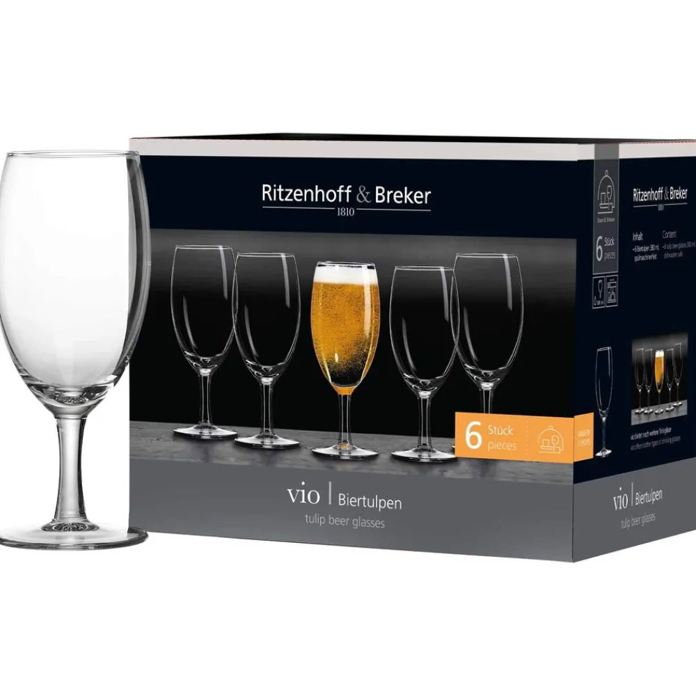 Biergläser Vio 380 ml 6er Set ^ Ritzenhoff & Breker Outlet