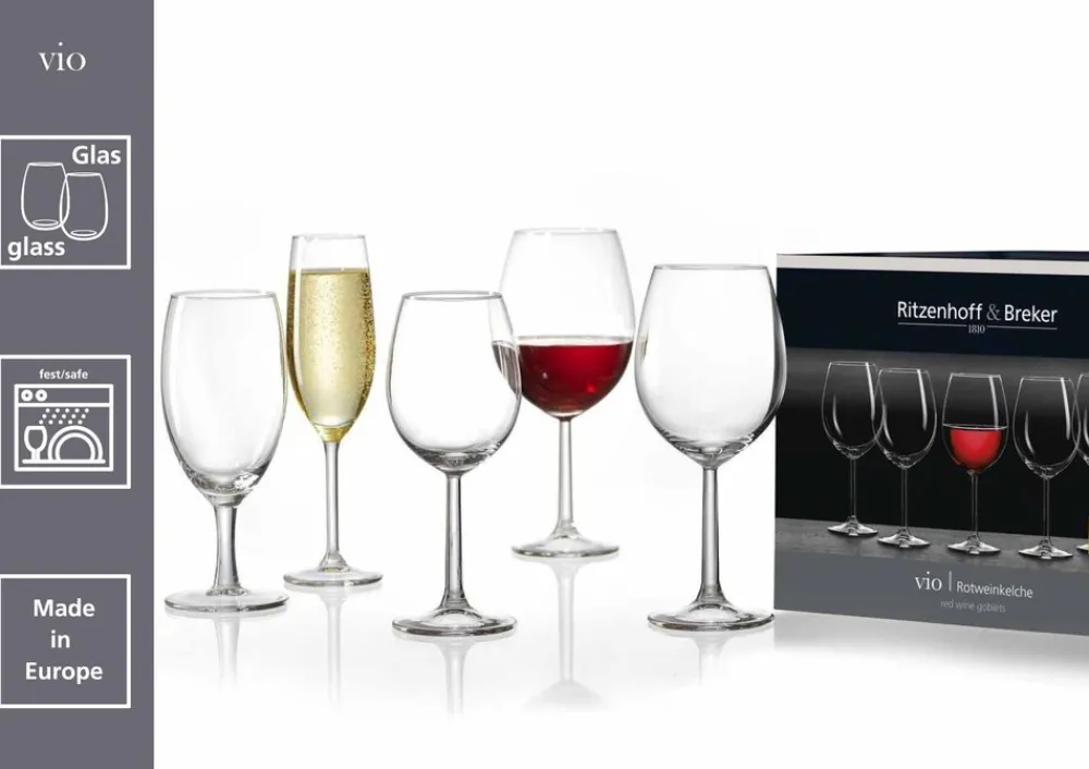 Biergläser Vio 380 ml 6er Set ^ Ritzenhoff & Breker Outlet