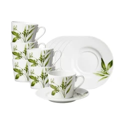 Espressotassen mit Untertassen Evora 100 ml 6er Set ^ Ritzenhoff & Breker Hot