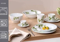 Espressotassen mit Untertassen Evora 100 ml 6er Set ^ Ritzenhoff & Breker Hot