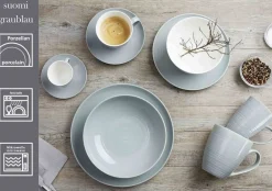 Ritzenhoff & Breker Espressountertassen Suomi ø 11,5 cm 6er Set Braun New