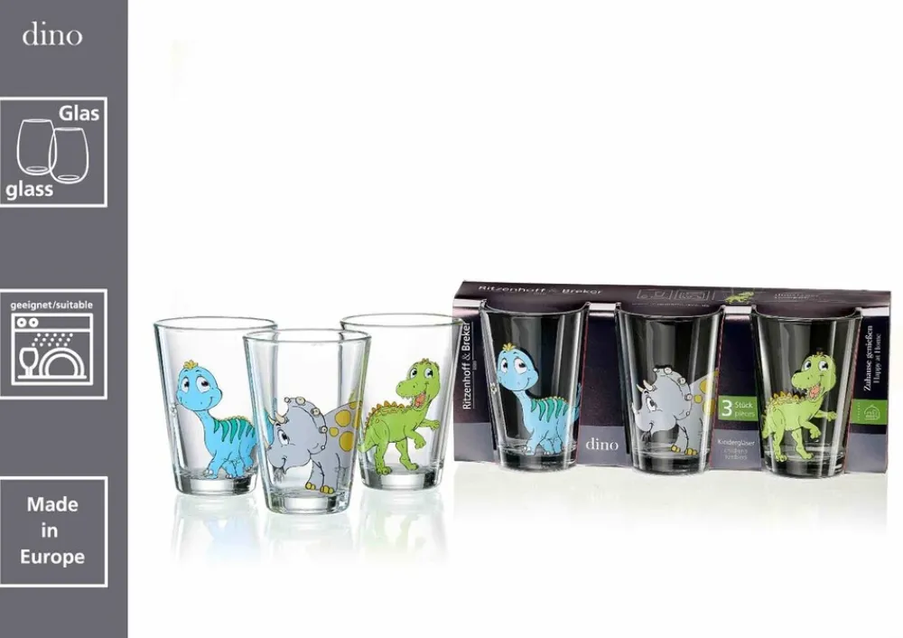 Kindergläser Dino 200 ml 24er Set ^ Ritzenhoff & Breker Outlet