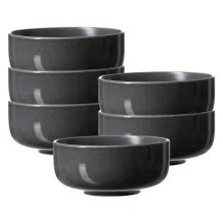 Ritzenhoff & Breker Müslischalen Toledo ø 14,5 cm 6er Set dunkelgrau Discount