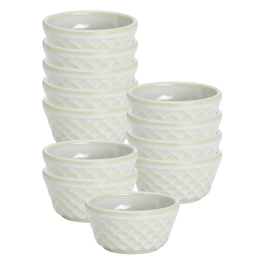 Ritzenhoff & Breker Ramekinbackformen Kiruna ø 10 cm 12er Set weiß Discount