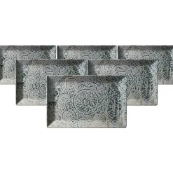 Ritzenhoff & Breker Servierplatten Luigi 34 x 23 cm 6er Set bunt