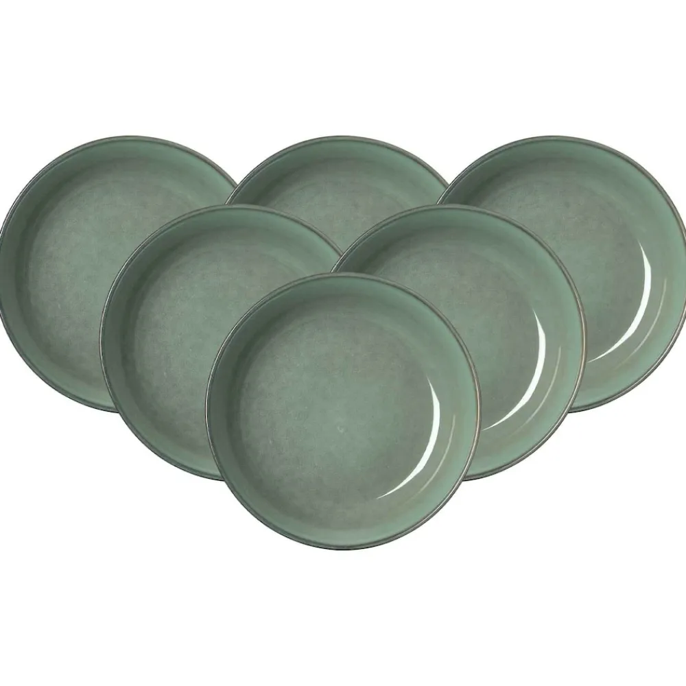 Ritzenhoff & Breker Suppenteller Alicante ø 21 cm 6er Set Grün Outlet