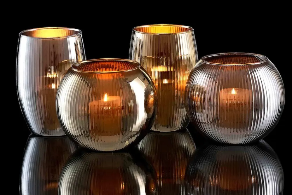 Windlichter Elysia ø 14 cm 4er Set ^ Ritzenhoff & Breker