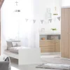 Kinderzimmerset 'Gabriella' inkl. Babybett ca. 70 x 140 cm & breite Wickelkommode, bicolor ^ Roba Discount
