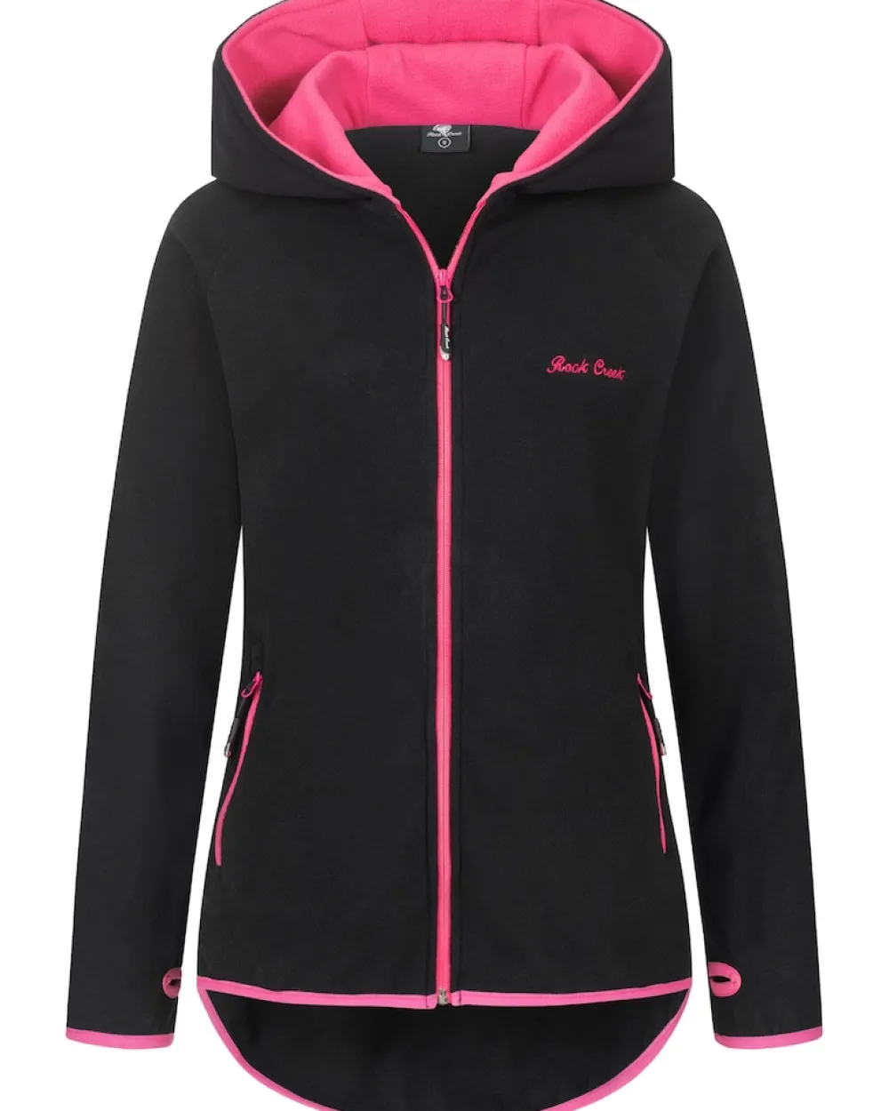 Rock Creek Feecejacke Jacke Schwarz Clearance