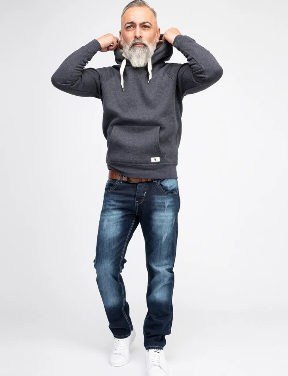 Rock Creek Jeans Comfort Fit Used-Look Blau Best