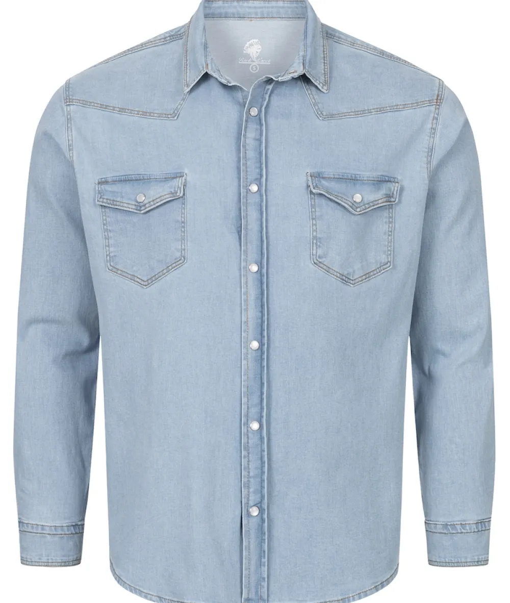 Rock Creek Jeanhed Hellblau Outlet