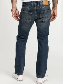 Rock Creek Jeans Regular Fit Dunkelblau Sale