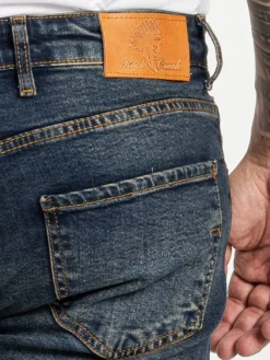 Rock Creek Jeans Regular Fit Dunkelblau Sale