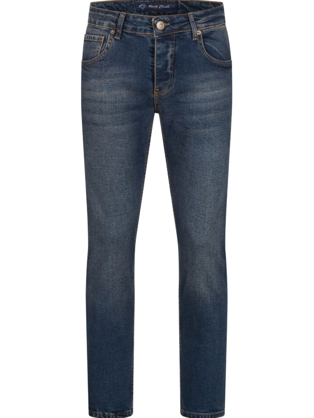 Rock Creek Jeans Regular Fit Dunkelblau Sale