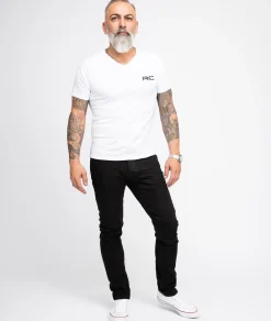 Rock Creek Jeans Slim Fit Stretch Schwarz