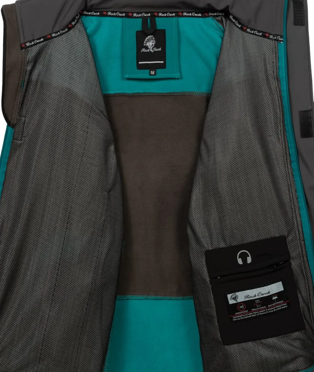 Rock Creek ofthejacke Jacke Dunkeltürkis Hot