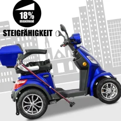Rolektro E-Quad 25, Blau, 1000 Watt rot New