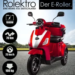 Rolektro E-Trike 25, V.3, Rot Sale