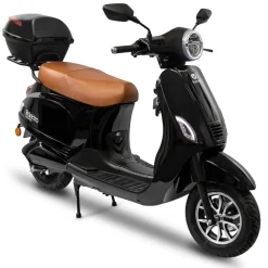 , Retro 45 E-Roller, Lithium, V.2021, Schwarz, 60V-27,5Ah Akku, 2000 Watt ^ Rolektro Sale