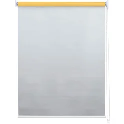 MCW Rollo -D52, Fensterrollo Seitenzugrollo Jalousie, Sonnenschutz Verdunkelung blickdicht 80x230cm ~ gelb Sale