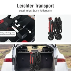 BestAGE Seniorenmobil Kompakt mit Ein-Knopf-Falttechnik ^ Sachsenrad Clearance